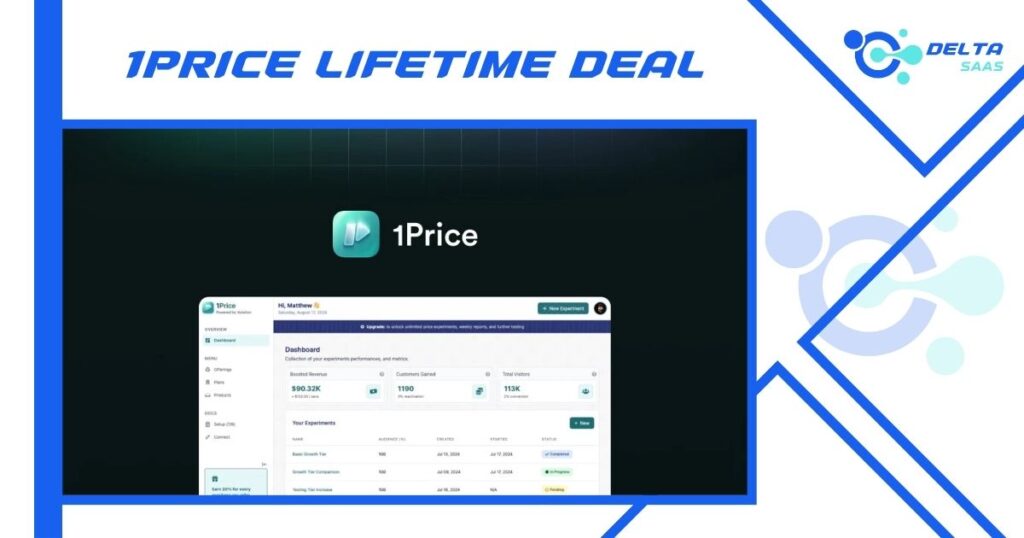 1Price Lifetime Deal by Delta SaaS