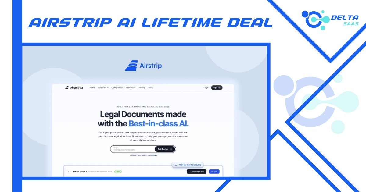 Airstrip AI Lifetime Deal by Delta SaaS