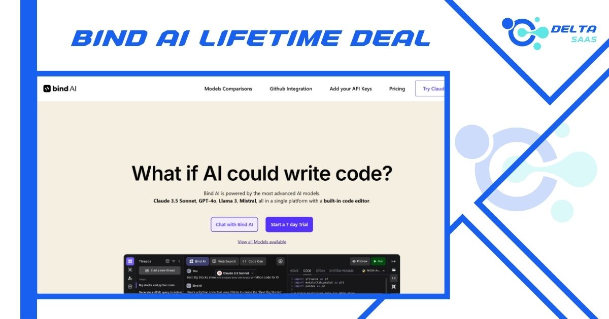 Bind AI Lifetime Deal by Delta SaaS