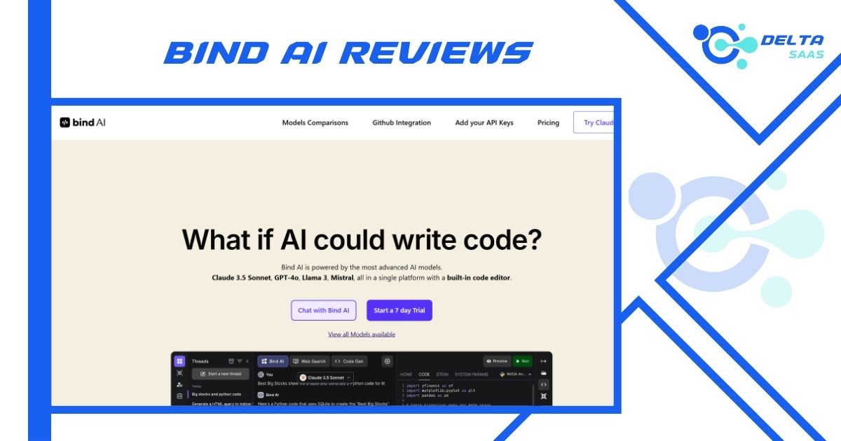 Bind AI Reviews by Delta SaaS