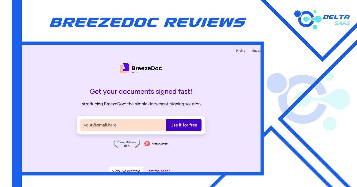 BreezeDoc Reviews by Delta SaaS