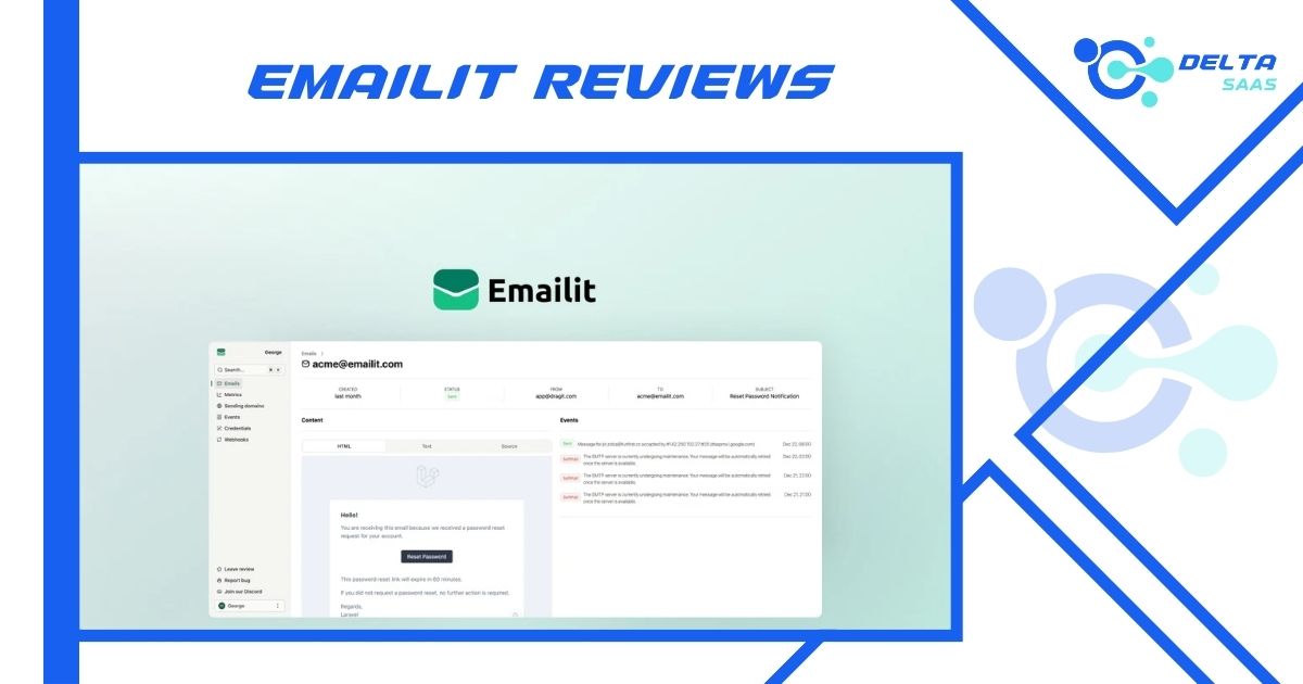 Emailit Reviews by Delta SaaS