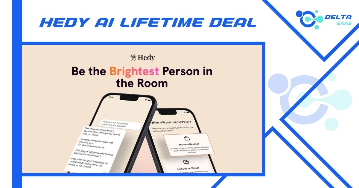 Hedy AI Lifetime Deal by Delta SaaS