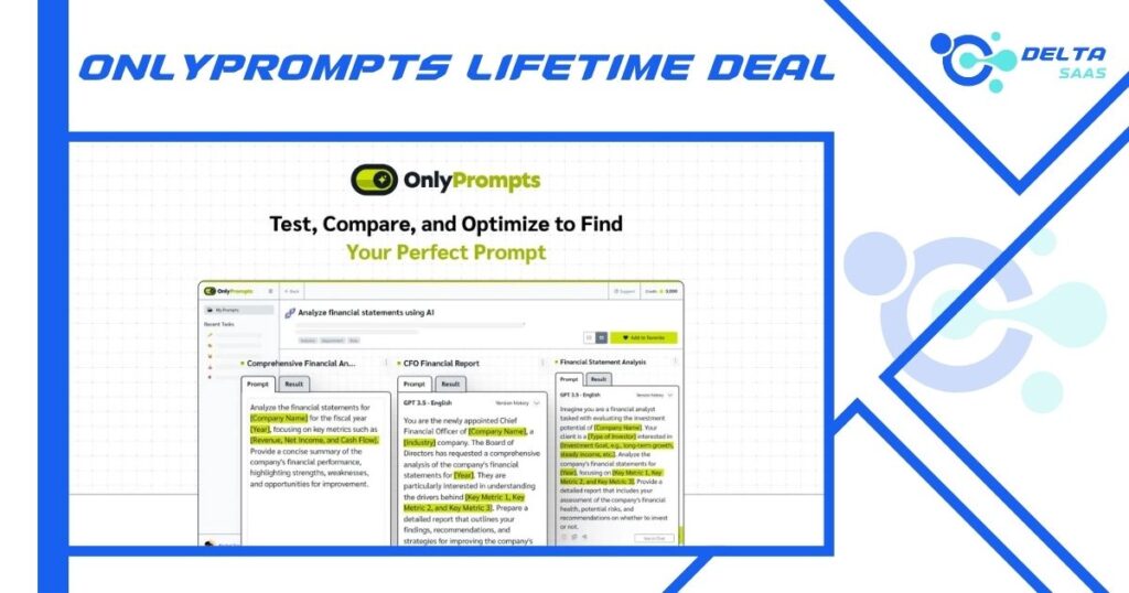 OnlyPrompts Lifetime Deal by Delta SaaS