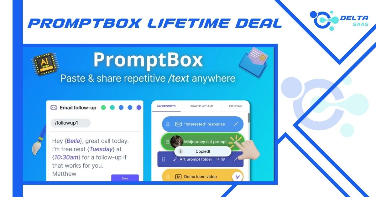 PromptBox Lifetime Deal by Delta SaaS