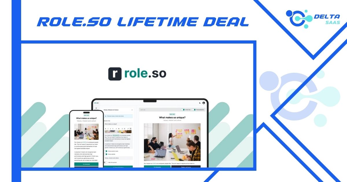 Role.so Lifetime Deal by Delta SaaS