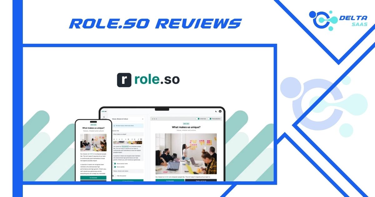 Role.so Reviews by Delta SaaS