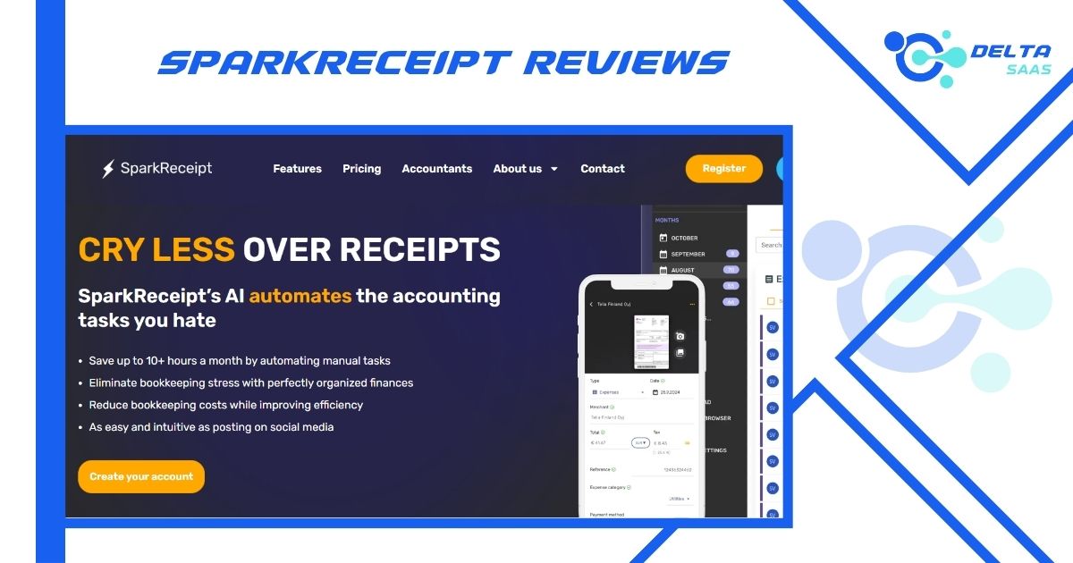 SparkReceipt Reviews by Delta SaaS