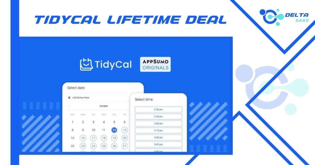 TidyCal Lifetime Deal by Delta SaaS