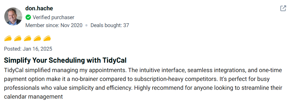 TidyCal Reviews from Real Users