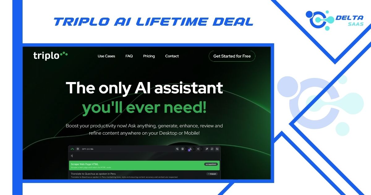 Triplo AI Lifetime Deal by Delta SaaS