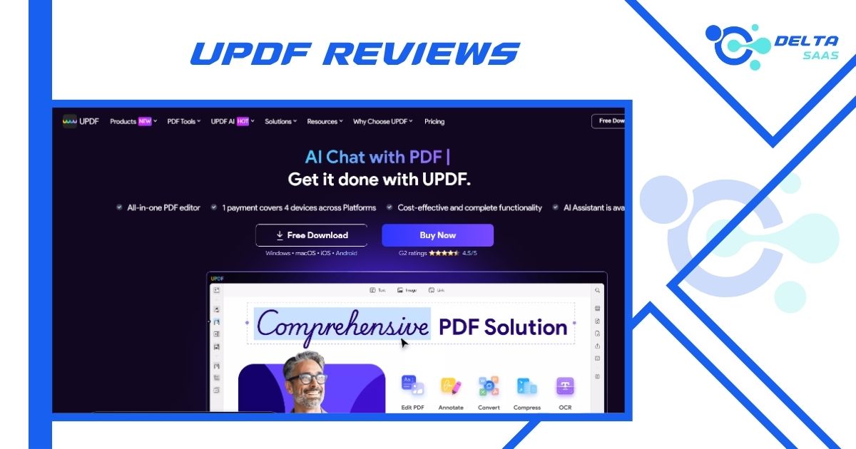 UPDF Reviews by Delta SaaS