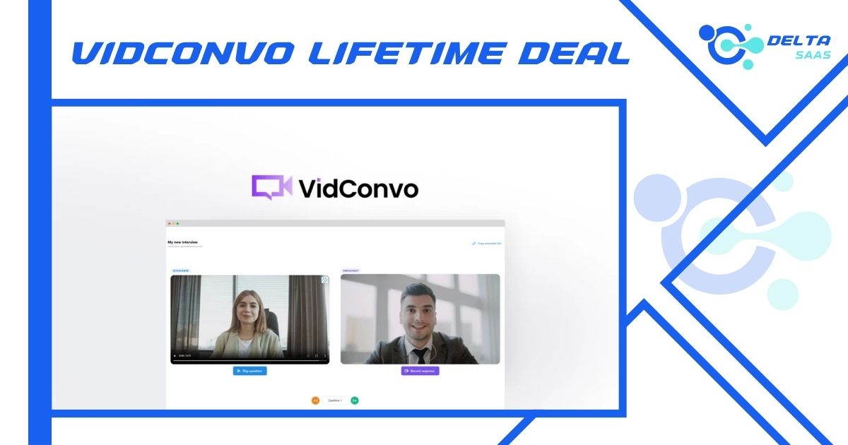 VidConvo Lifetime Deal by Delta SaaS