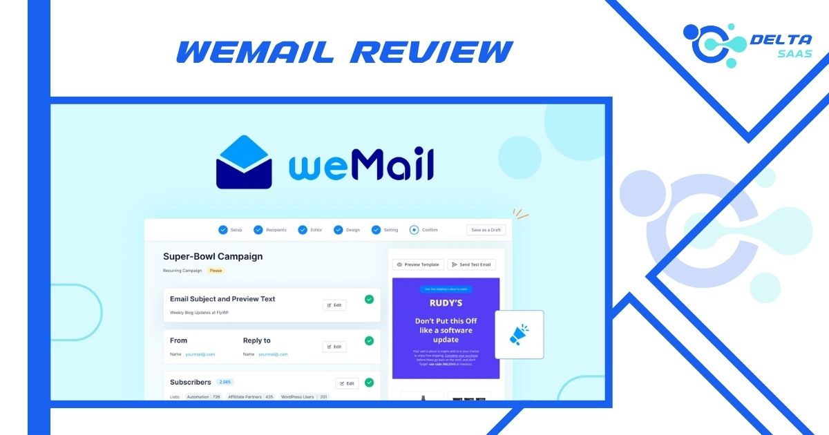 weMail Review by Delta SaaS